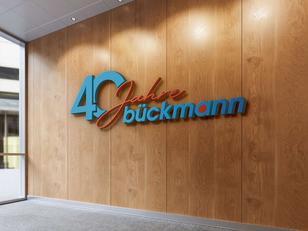 40 Jahre Bückmann Logo