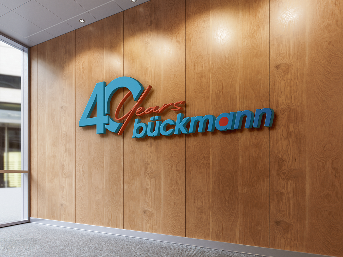 40 Years Bückmann Logo